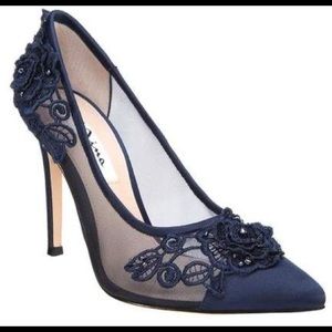 Nina Donela High Heal Navy Pump Shoe